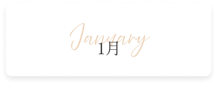 1月の新作コレクション