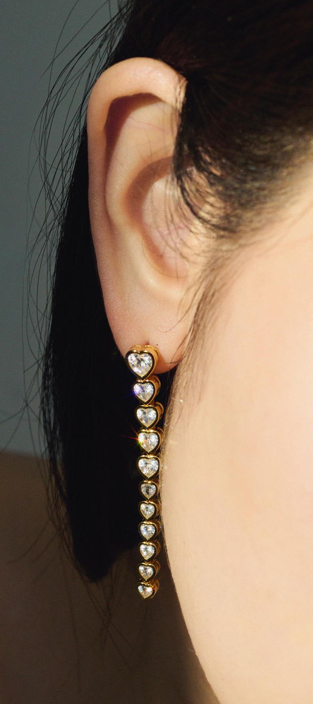 Heartレーンピアス