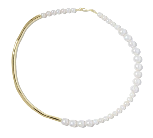 Nuance Link Choker Necklace Gold