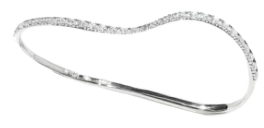シルバーのダブルフィンガーリング