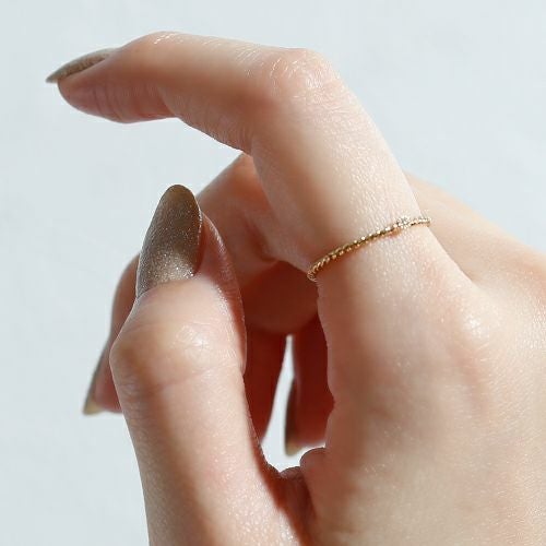 ダイヤモンドツイストリング(ホワイトゴールド)受注生産 | STELLAR