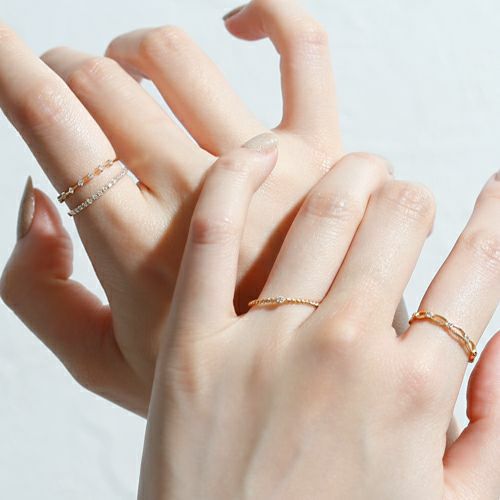 kathleen！360度キラキラ♡最高級ソナダイヤモンド　フルエタニティ ダイヤモンドフルエタニティーリング(ゴールド)受注生産 | STELLAR