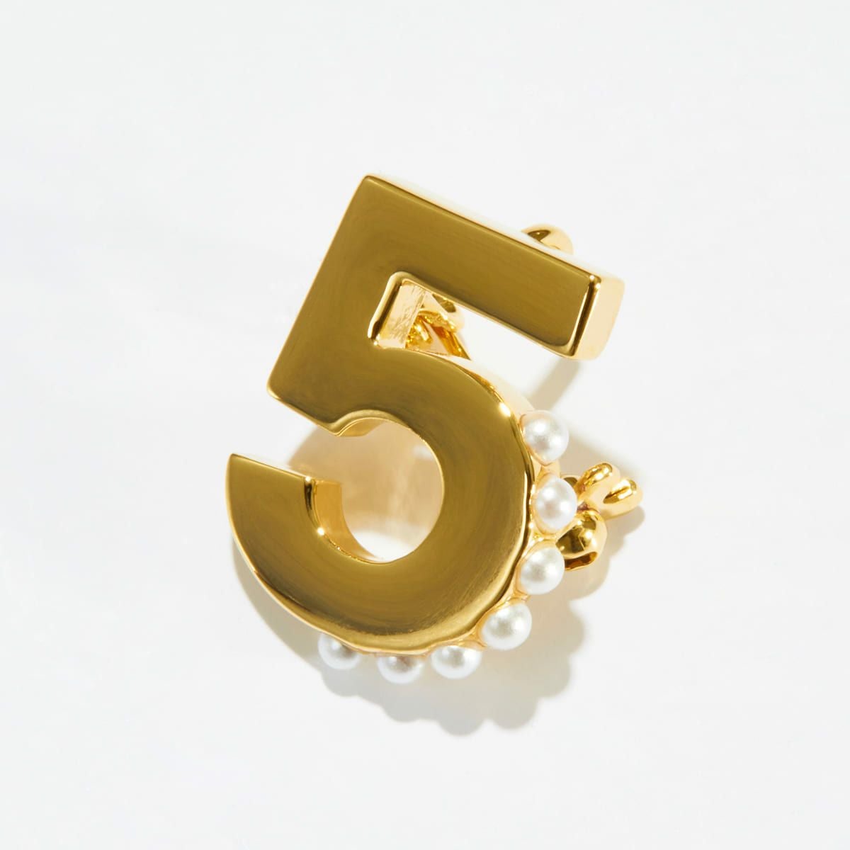 パールドットナンバーブローチ | STELLAR HOLLYWOOD-ステラハリウッド