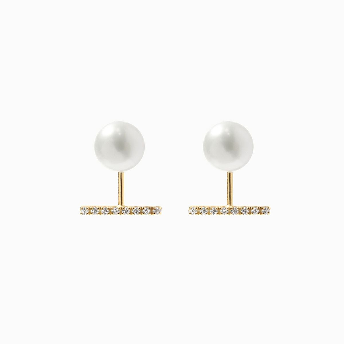 ビジュードエム 7連 淡水パール ピアス GOLD ホースシュー 淡水パール ピアス VBPA8500 DW | VENDOME