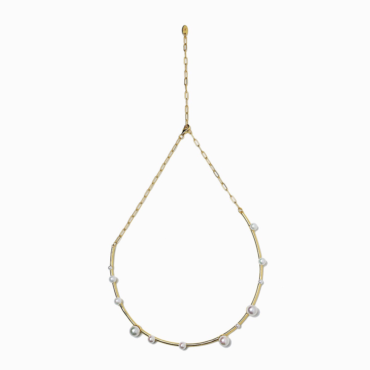 美品　STELLAR HOLLYWOOD シェルパールラインネックレス シェルパールラインネックレス(シルバー) | STELLAR HOLLYWOOD-ステラ